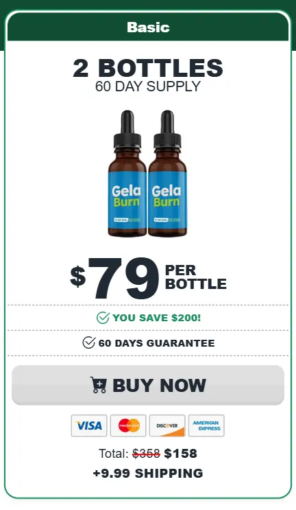 GelaBurn 2 Bottle